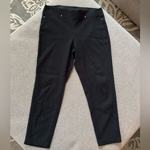 Rafaella Brand Black Stretchy Dress Pants